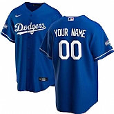 Customized Men & Women & Youth Dodgers Royal Nike 2020 World Series Champions Cool Base Jersey,baseball caps,new era cap wholesale,wholesale hats